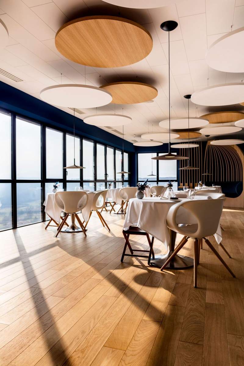 Origines® - Hotel Restaurant - Michelin - Auvergne Issoire - Vue panoramique - Salle du restaurant
